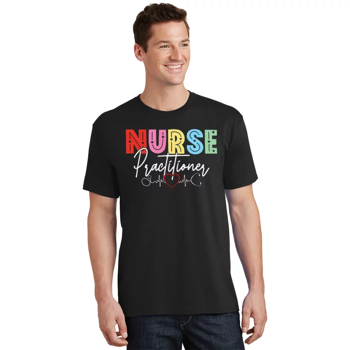 NP Nurse Practitioner Valentine's day Healthcare Examination T-Shirt