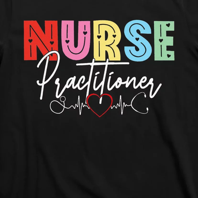 NP Nurse Practitioner Valentine's day Healthcare Examination T-Shirt