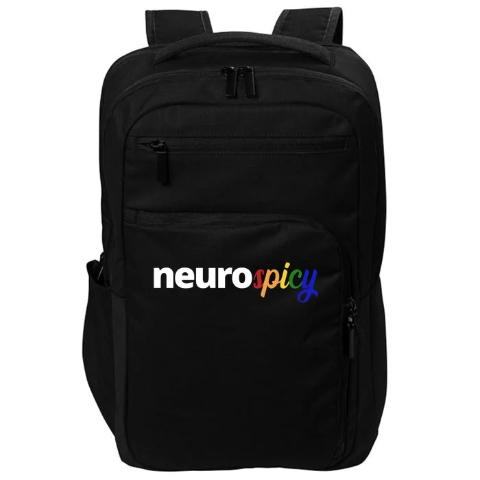 Neurospicy Neurodivergent Pride Autism Impact Tech Backpack