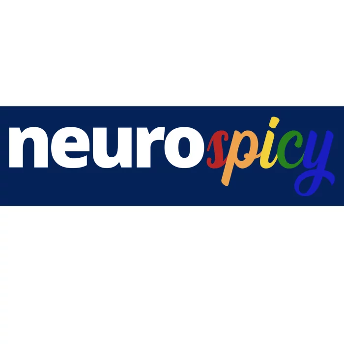 Neurospicy Neurodivergent Pride Autism Bumper Sticker