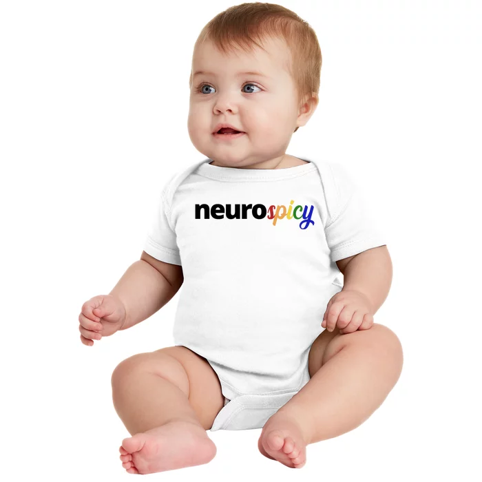 Neurospicy Neurodivergent Pride Autism Baby Bodysuit