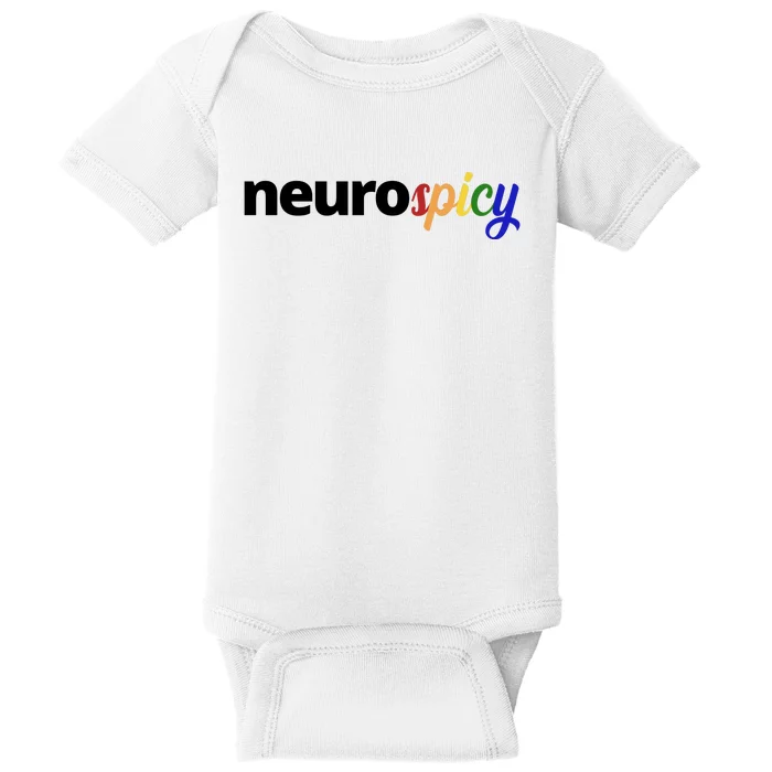 Neurospicy Neurodivergent Pride Autism Baby Bodysuit