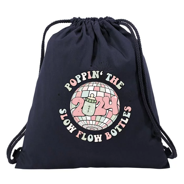 Nicu Nurse Poppin The Slow Flow Bottles 2024 Drawstring Bag