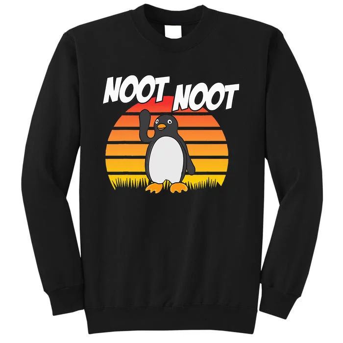 Noot Noot Penguin Vintage Gift Tall Sweatshirt