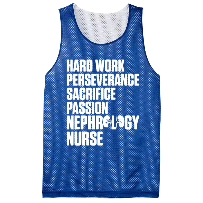 Nephrology Nurse Passion Dialysis Nursing Rn Meaningful Gift Mesh Reversible Basketball Jersey Tank