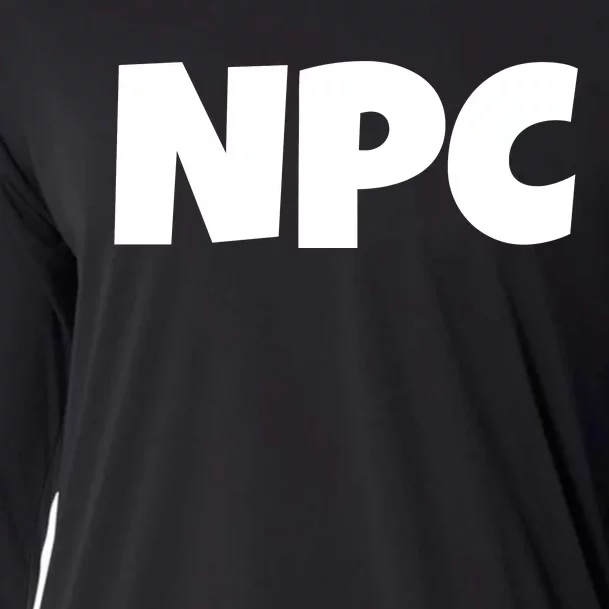 NPC Non Player Character, Funny NPC Gaming, Funny NPC Cooling Performance Long Sleeve Crew