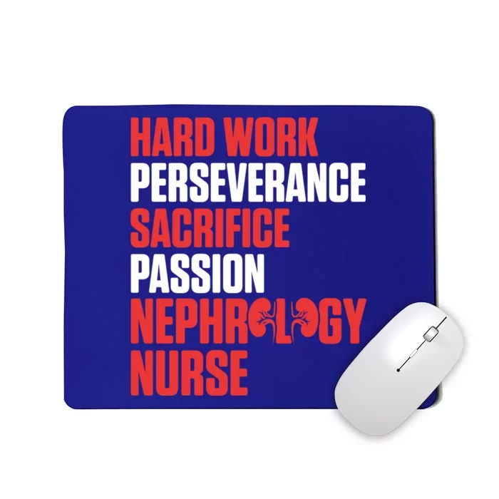 Nephrology Nurse Passion Dialysis Nursing Rn Gift Mousepad