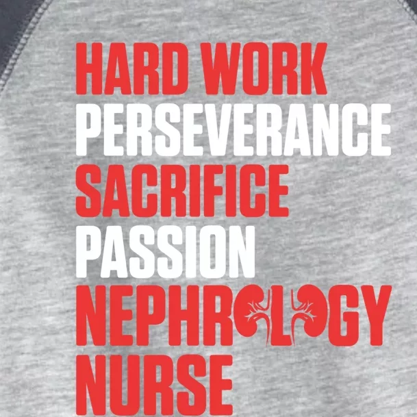 Nephrology Nurse Passion Dialysis Nursing Rn Gift Toddler Fine Jersey T-Shirt