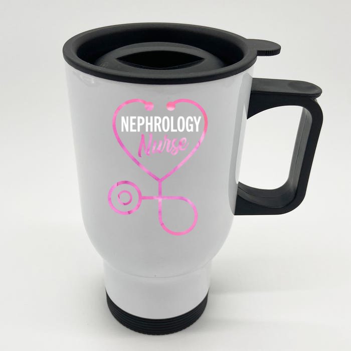 Nephrology Nurse Practitioner Ney Dialysis Nurse Great Gift Front & Back Stainless Steel Travel Mug