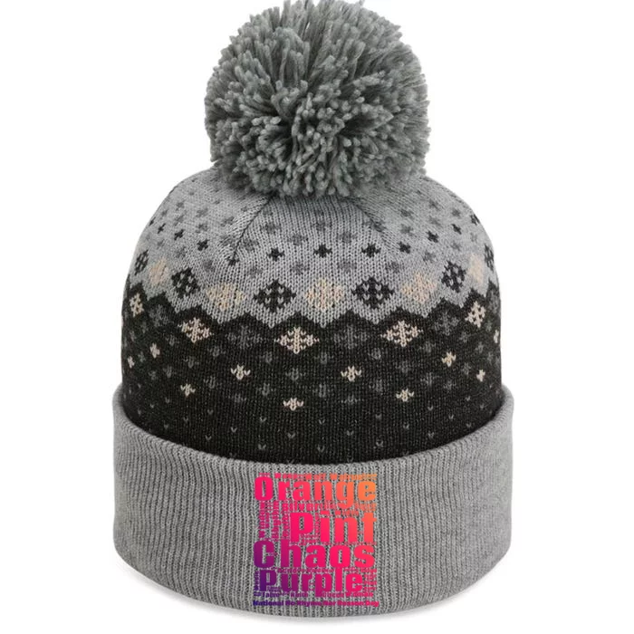 National No Rhyme Nor Reason Day Celebration September 1st Gift The Baniff Cuffed Pom Beanie