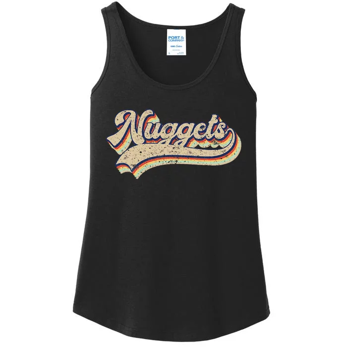 Nuggets Name Retro Vintage Apparel Gift Nuggets Lover Ladies Essential Tank