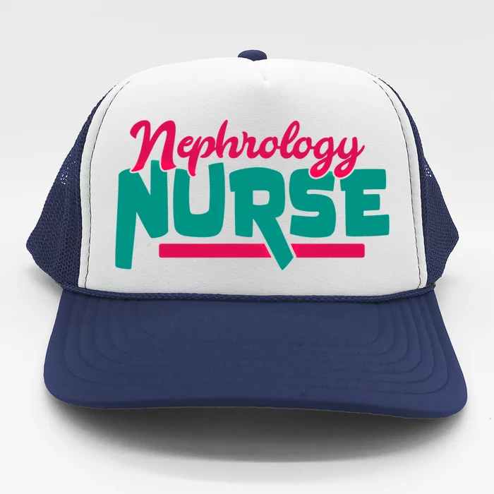 Nephrology Nurse Research Usa Dialysis Nursing Rn Gift Trucker Hat