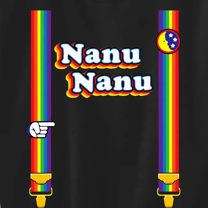 Nanu Nanu Retro 70s Kids Sweatshirt