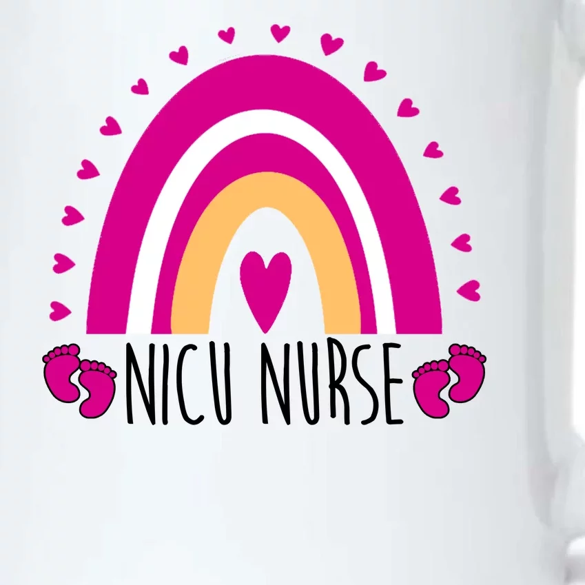 Nicu Nurse Rainbow Black Color Changing Mug