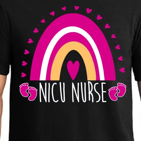 Nicu Nurse Rainbow Pajama Set