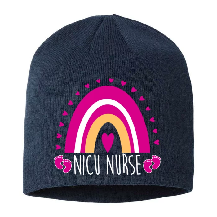 Nicu Nurse Rainbow 8 1/2in Sustainable Knit Beanie