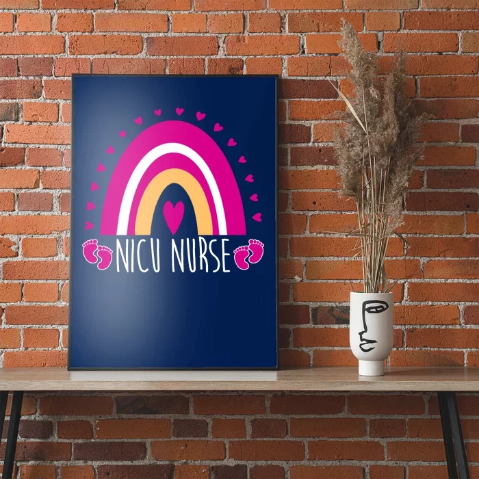 Nicu Nurse Rainbow Poster