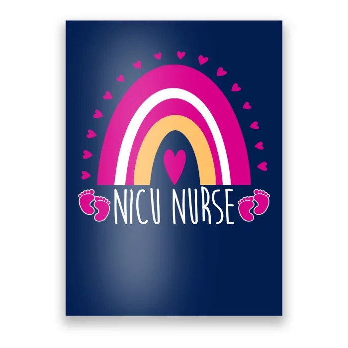 Nicu Nurse Rainbow Poster