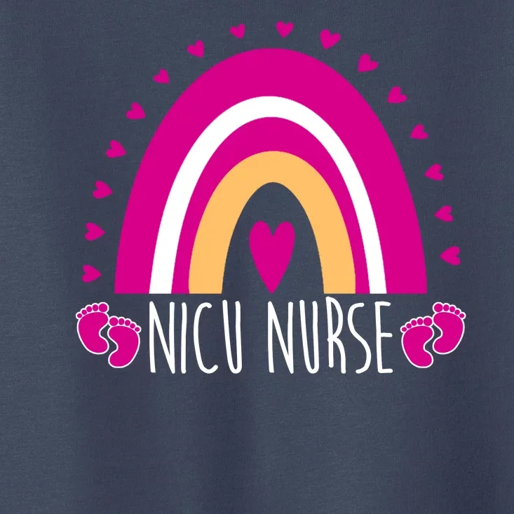 Nicu Nurse Rainbow Toddler T-Shirt