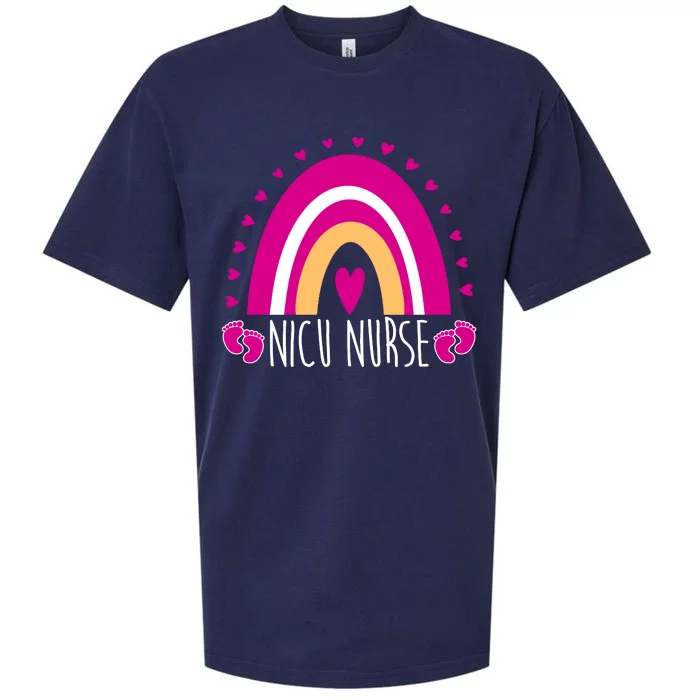 Nicu Nurse Rainbow Sueded Cloud Jersey T-Shirt