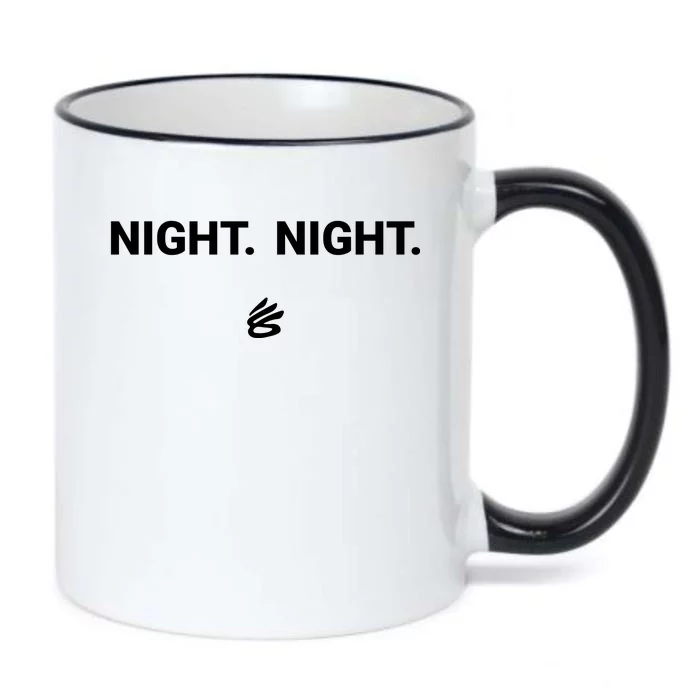 Night Night Steph Black Color Changing Mug