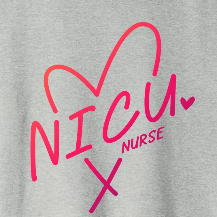 Nicu Nurse Squad Rn Life Neonatal Icu Nurses Team Gift Women's Crop Top Tee