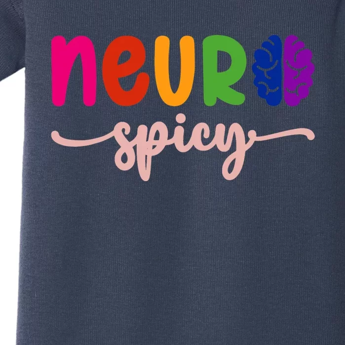 Neurospicy Neuro Spicy Neurotypical Neurodiversity Adhd Baby Bodysuit