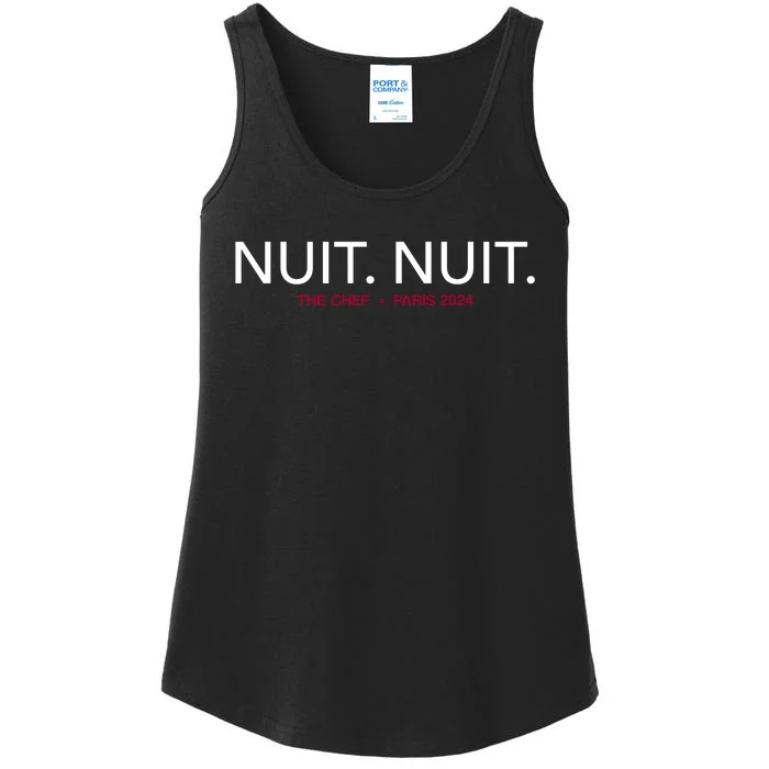 Nuit Nuit The Chef Paris 2024 Ladies Essential Tank