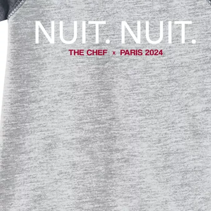 Nuit Nuit The Chef Paris 2024 Infant Baby Jersey Bodysuit