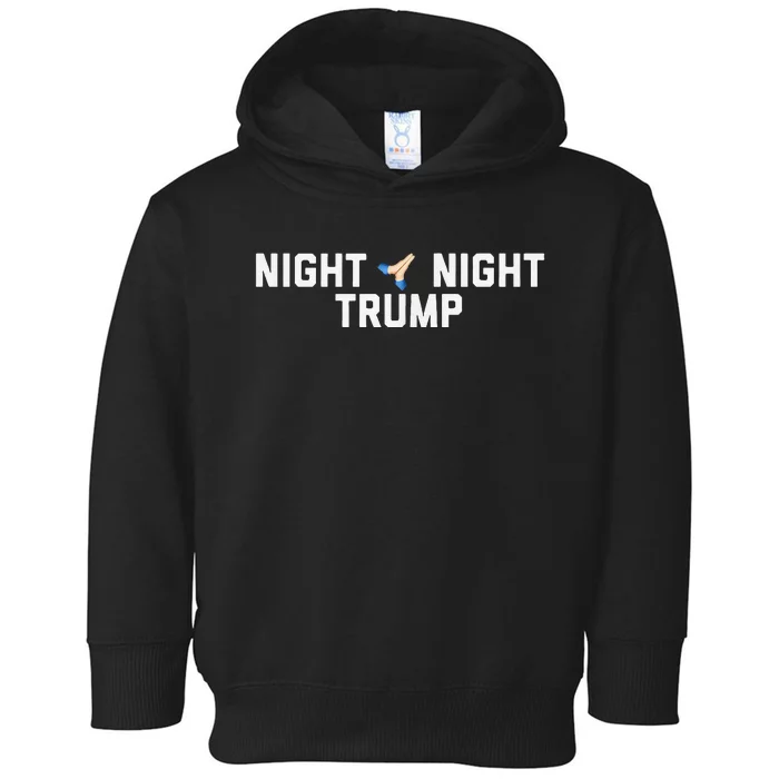 Night Night Trump Time For Kamala Harris Toddler Hoodie