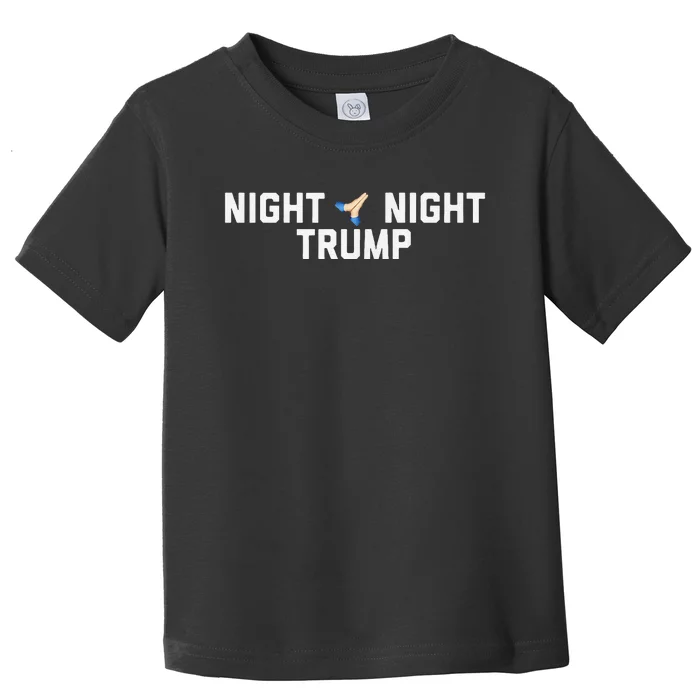 Night Night Trump Time For Kamala Harris Toddler T-Shirt