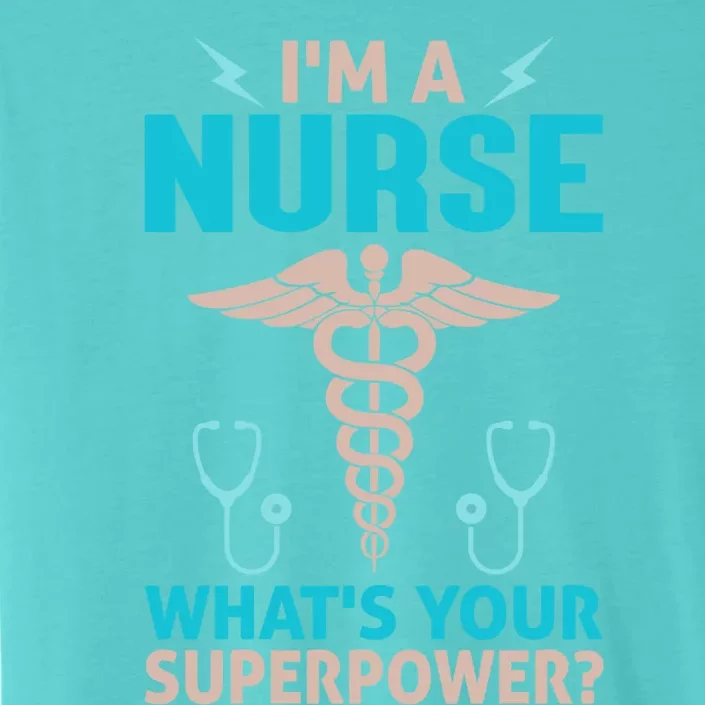 Nurse Noun Tee Ob Nurse Tee Im A Nurse Whats Your Superpower Great Gift ChromaSoft Performance T-Shirt