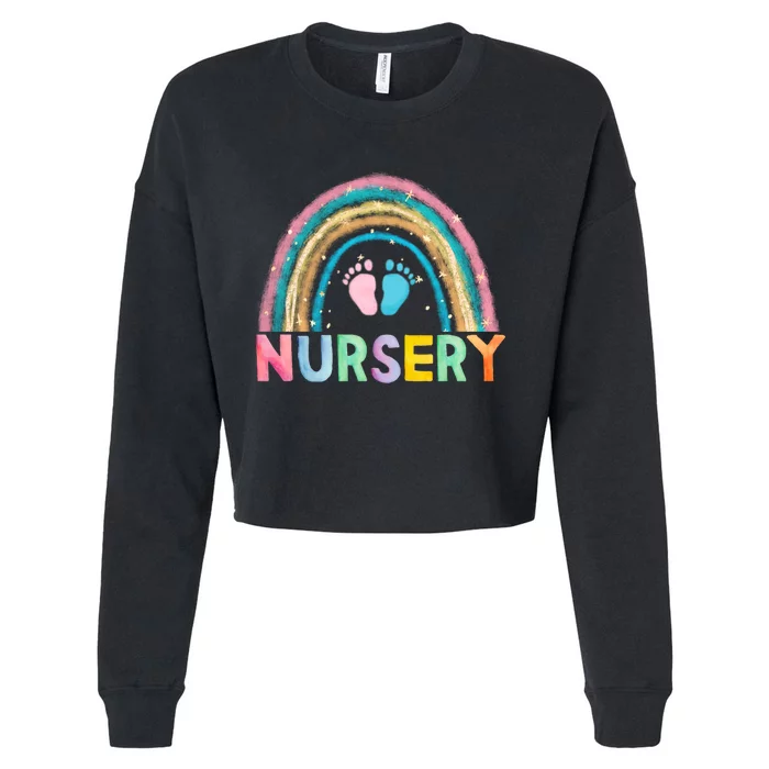 Nursery Cropped Pullover Crew