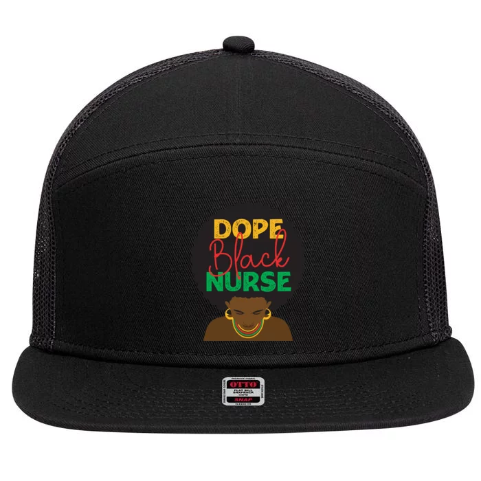 NURSE 7 Panel Mesh Trucker Snapback Hat