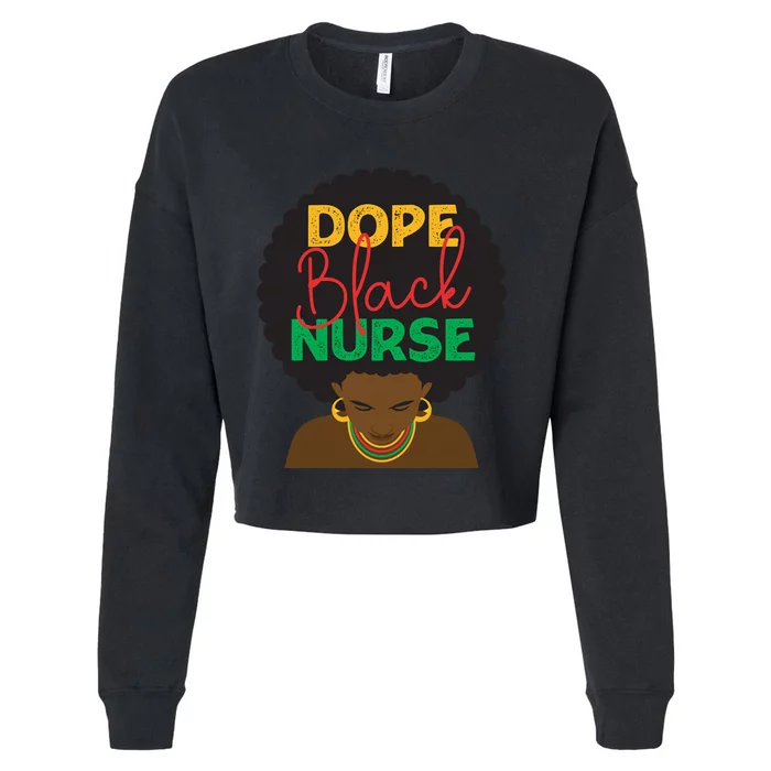 NURSE Cropped Pullover Crew