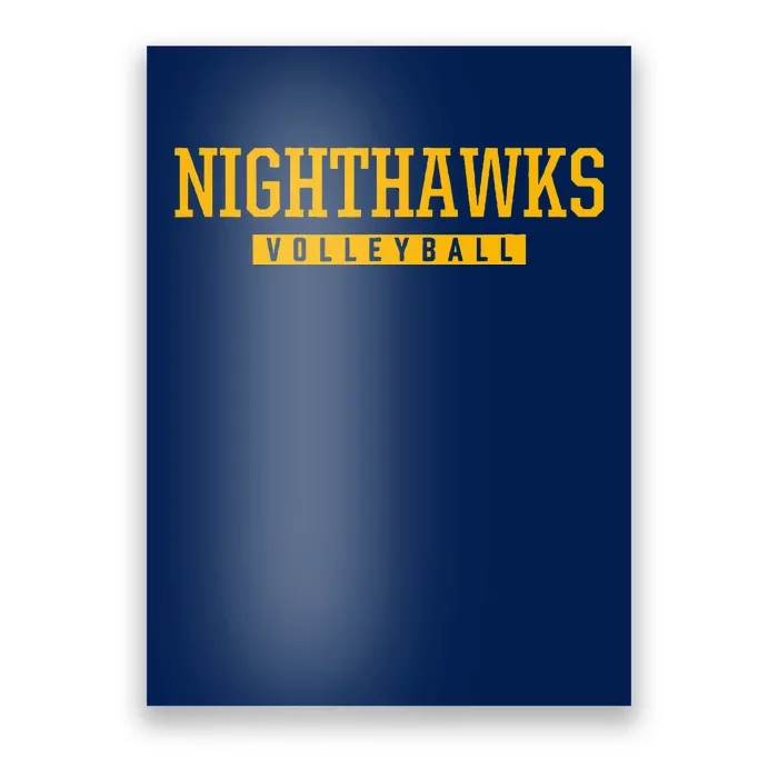 Northfield Nighthawks Volleyball Hs Poster