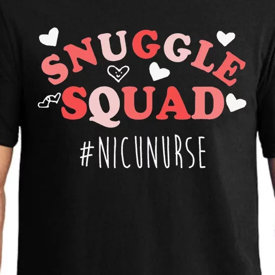 NICU Nurse Valentines Day Snuggle Squad For Neonatal Nurses Pajama Set