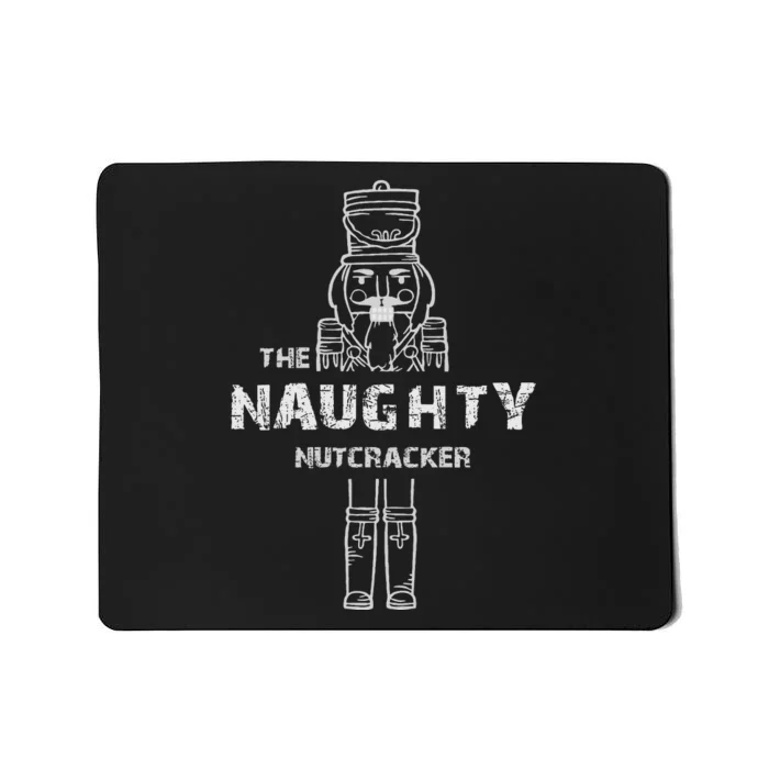 Naughty Nutcracker Vintage Family Matching Pajama Mousepad