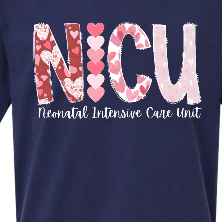 Nicu Nurse ValentineS Day Sueded Cloud Jersey T-Shirt