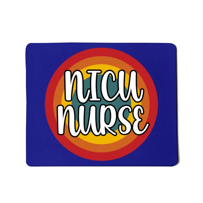 Nicu Nurse Vintage Retro Gift Mousepad