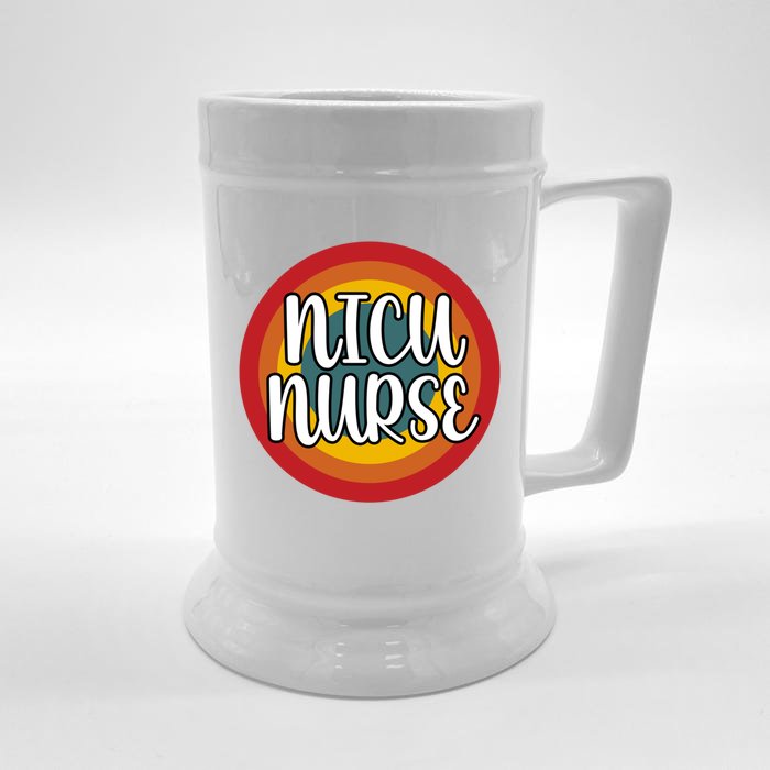 Nicu Nurse Vintage Retro Gift Front & Back Beer Stein