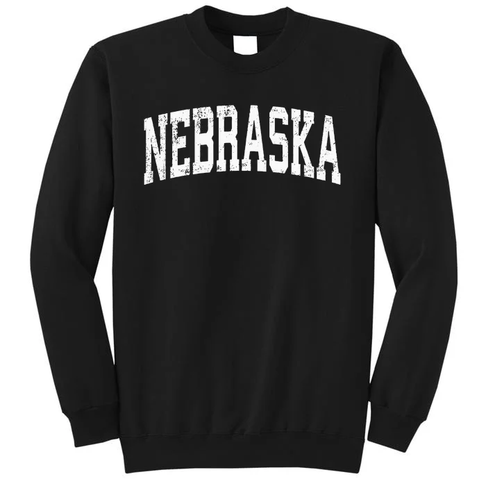 Nebraska Ne Vintage Athletic Sports Design Sweatshirt