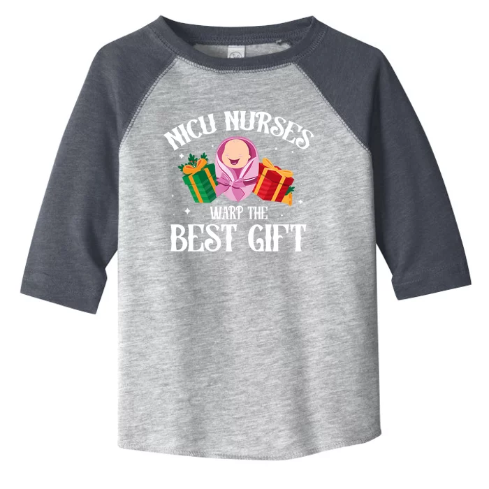 Nicu Nurse Wrap The Best Christmas Funny Gift Toddler Fine Jersey T-Shirt