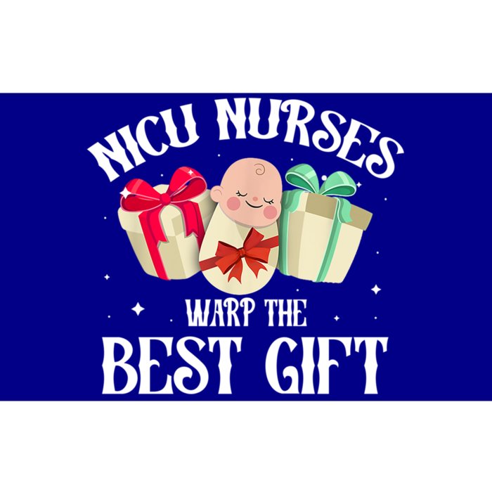 Nicu Nurse Wrap The Best Christmas Funny Gift Nurse Nursing Gift Bumper Sticker