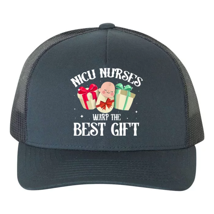 Nicu Nurse Wrap The Best Christmas Funny Gift Nurse Nursing Gift Yupoong Adult 5-Panel Trucker Hat