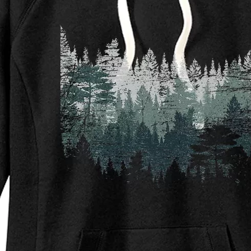 Night Nature Wildlife Trees Outdoor Forest Women's Fleece Hoodie