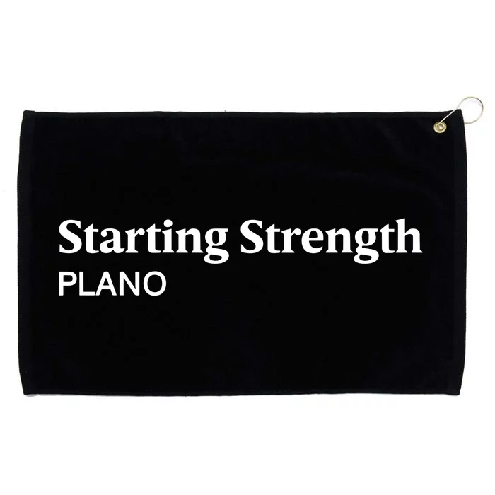 Newman Nahas Wearing Starting Strength Plano Grommeted Golf Towel