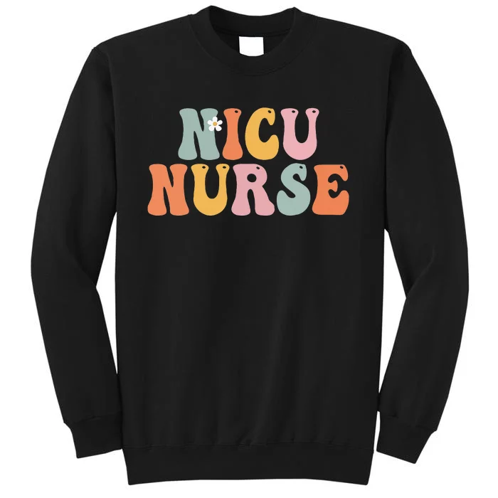 Nicu Nurse Week Groovy Appreciation Day For Women For Work Sweatshirt