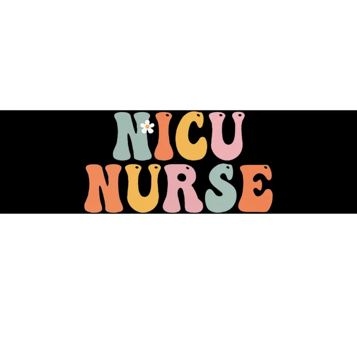 Nicu Nurse Week Groovy Appreciation Day For Women For Work Bumper Sticker