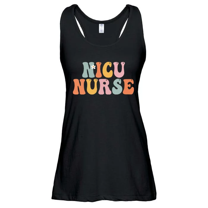 Nicu Nurse Week Groovy Appreciation Day For Women For Work Ladies Essential Flowy Tank